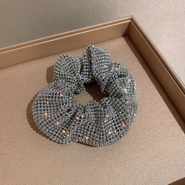 fashion korean women's ponytail hair accessories temperament simple full rhinestones large intestine hair ring headwear, Slivery;white
fashion korean women's ponytail hair accessories temperament simple full rhinestones large intestine hair ring headwear, Slivery;white