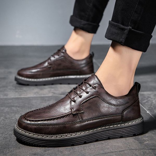 fall men's casual shoes plush youth business dress 2019 new korean british block shoes c1212, Black;white
fall men's casual shoes plush youth business dress 2019 new korean british block shoes c1212, Black;white