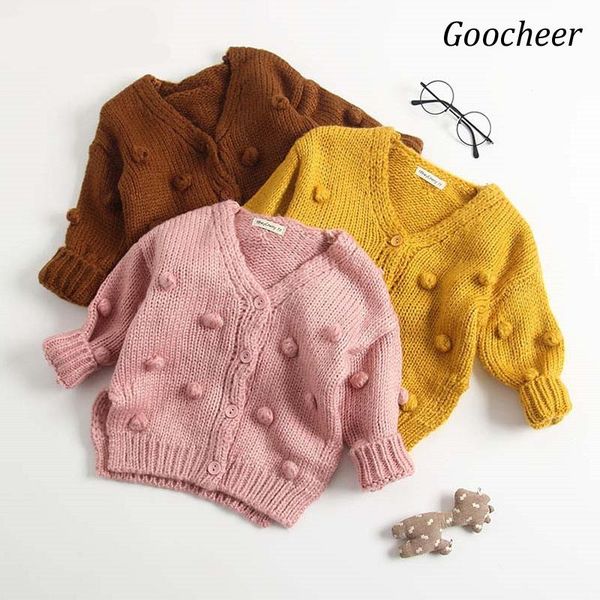 pullover baby girls autumn winter clothing infant knitted cardigan coat sweater handmade bubble ball solid children 6m-3t, Blue 
pullover baby girls autumn winter clothing infant knitted cardigan coat sweater handmade bubble ball solid children 6m-3t, Blue