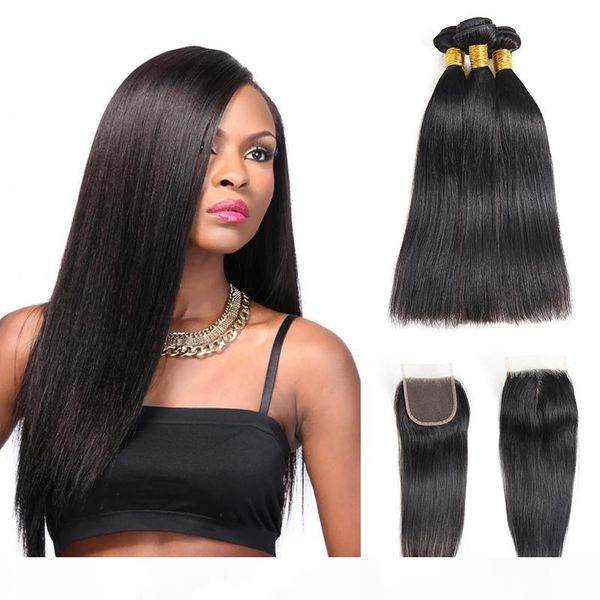 8a mink brazillian human hair straight 3 bundles with 4x4 lace middle closure peruvian malaysian indian human hair bundles with closure, Black;brown
8a mink brazillian human hair straight 3 bundles with 4x4 lace middle closure peruvian malaysian indian human hair bundles with closure, Black;brown