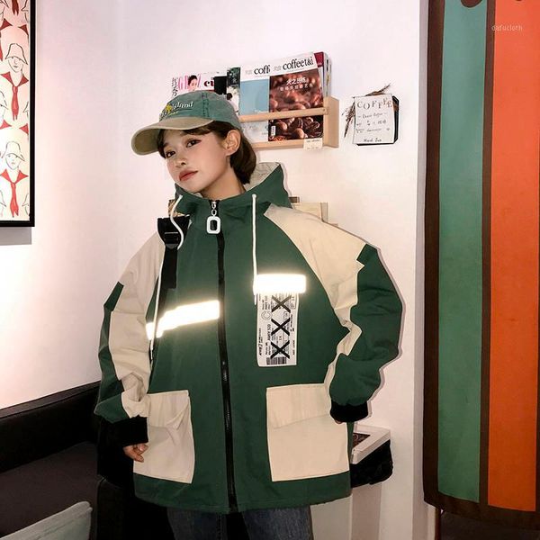 bella philosophy harajuku oversized patchwork jacket women 2020 spring new outwear coat hip hop streetwear loose hooded jackets1, Black;brown
bella philosophy harajuku oversized patchwork jacket women 2020 spring new outwear coat hip hop streetwear loose hooded jackets1, Black;brown