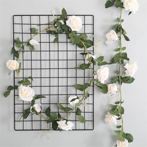 silk rose flowers vine artificial rose fake plant vine plants leaves artificial garland flowers wedding wall decoration1
silk rose flowers vine artificial rose fake plant vine plants leaves artificial garland flowers wedding wall decoration1