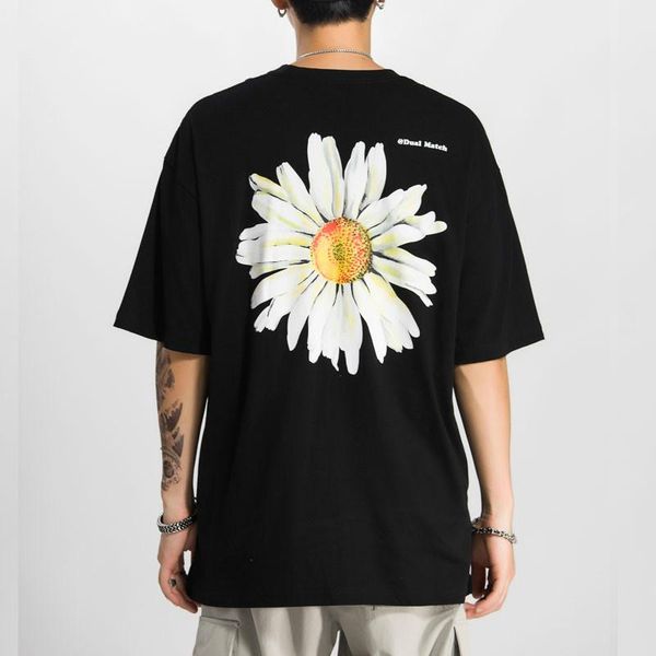 harajuku daisy flower print tshirts casual streetwear short sleeve tees men hip hop fashion summer t shirts male, White;black
harajuku daisy flower print tshirts casual streetwear short sleeve tees men hip hop fashion summer t shirts male, White;black