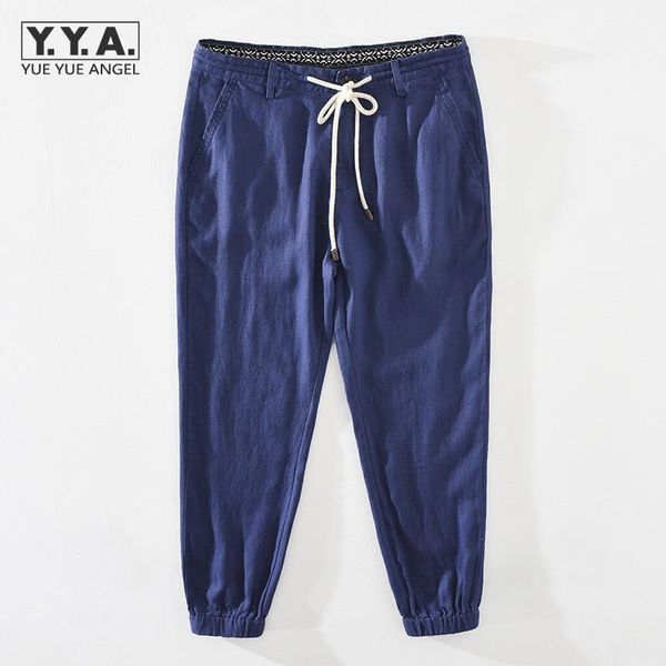 mens vintage casual sweatpants summer linen ankle length pants harajuku solid color loose fit elastic lace up men pencil pants1, Black
mens vintage casual sweatpants summer linen ankle length pants harajuku solid color loose fit elastic lace up men pencil pants1, Black