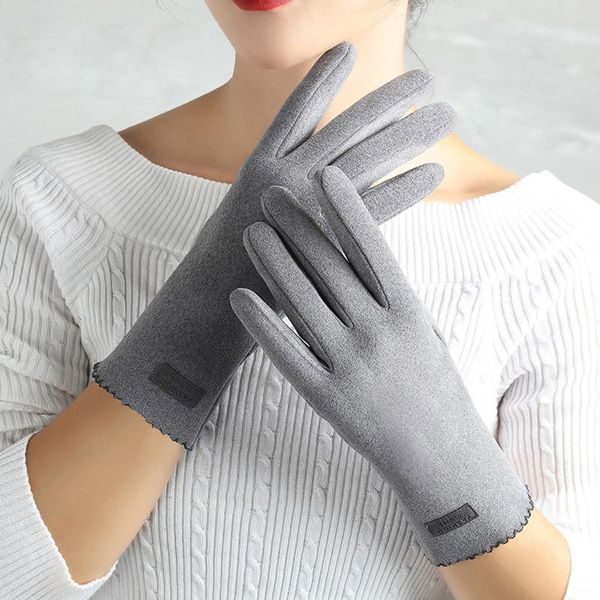 five fingers gloves sagace women winter touch screen 2021 female suede furry warm full finger lady outdoor driving, Blue;gray
five fingers gloves sagace women winter touch screen 2021 female suede furry warm full finger lady outdoor driving, Blue;gray