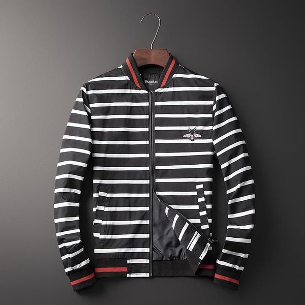 2021 new men luxury rib sleeve embroidered bee striped high couple baseball coats & jackets abstract digital coat motor #n05 edwn, Black;brown
2021 new men luxury rib sleeve embroidered bee striped high couple baseball coats & jackets abstract digital coat motor #n05 edwn, Black;brown