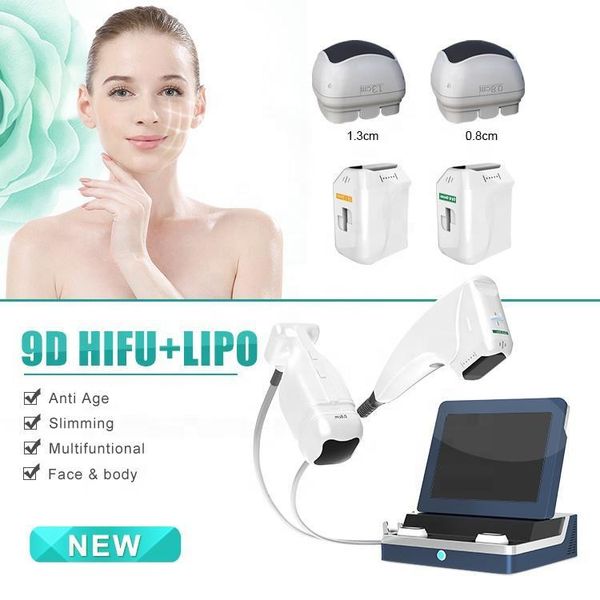 2020 portable dual handle hifu 2 in 1 hifu liposonix korea machine for body slimming fast ng