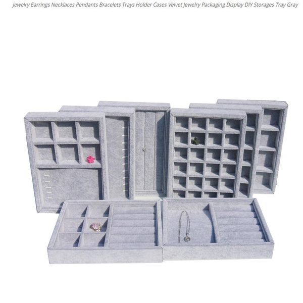 selling diy jewelry box drawer storage organizer gray soft velvet jewellery earring necklace pendant bracelet tray 9 options, Pink;blue
selling diy jewelry box drawer storage organizer gray soft velvet jewellery earring necklace pendant bracelet tray 9 options, Pink;blue