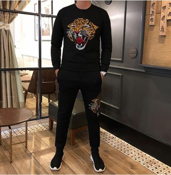 women's men's fashion street personal tracksuit bodyguards warm puncture pants pattern tiger head autumn and winter fi tlno, Gray
women's men's fashion street personal tracksuit bodyguards warm puncture pants pattern tiger head autumn and winter fi tlno, Gray