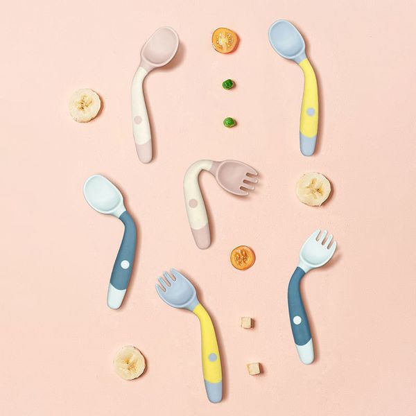 baby products silicone spoon fork set utensils complementary food toddlers learning to eat training flexible soft fork infant tableware 2021
baby products silicone spoon fork set utensils complementary food toddlers learning to eat training flexible soft fork infant tableware 2021