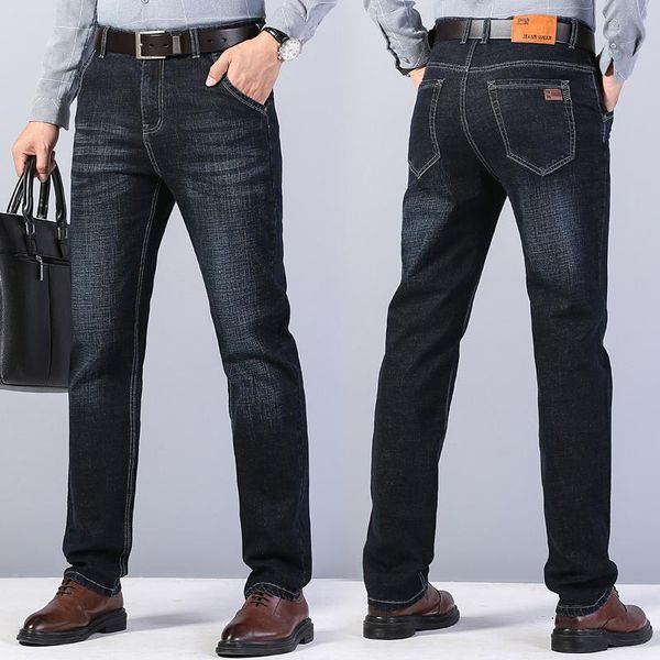 men's jeans straight elastic cotton men fashion business classic style blue black jean denim pants trousers big size 40,8853
men's jeans straight elastic cotton men fashion business classic style blue black jean denim pants trousers big size 40,8853