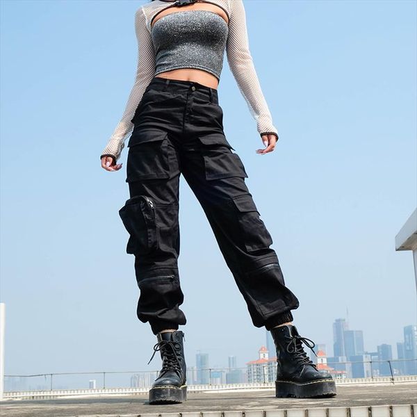 harajuku military green camo pants casual high waist cargo pants women camouflage ladies trousers pockets streetwear, Black;white
harajuku military green camo pants casual high waist cargo pants women camouflage ladies trousers pockets streetwear, Black;white