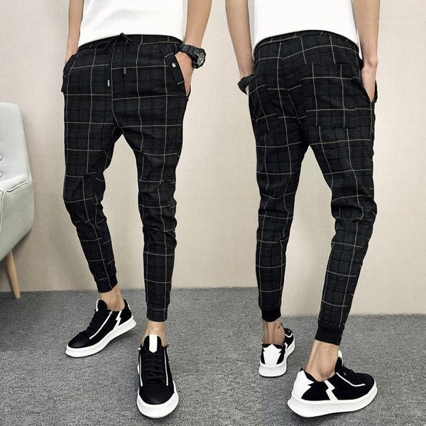 men's pants plaid men joggers 2021 cotton comfortable pencil drawstring slim fit full length streetwear solid color trousers1, Black
men's pants plaid men joggers 2021 cotton comfortable pencil drawstring slim fit full length streetwear solid color trousers1, Black