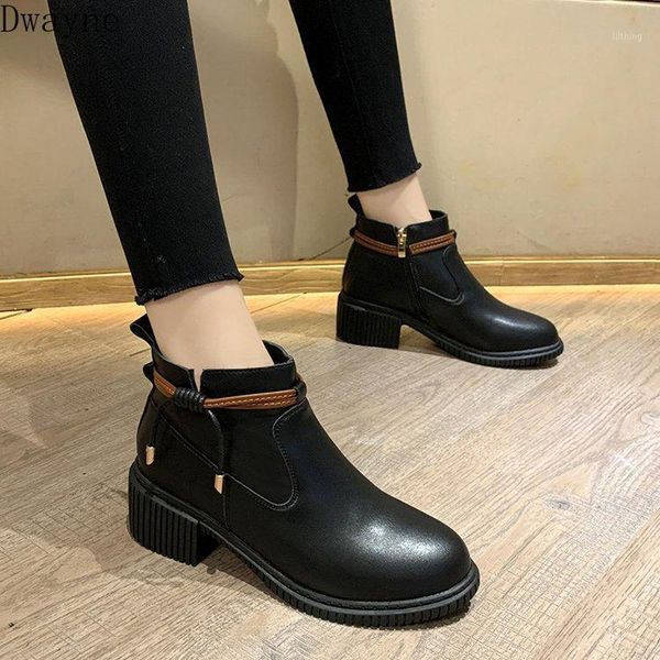 boots female 2020 autumn new round head thick with side zipper short tube slim boots1, Black
boots female 2020 autumn new round head thick with side zipper short tube slim boots1, Black