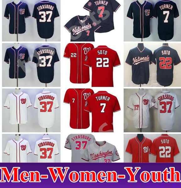 2018 style baseball 7 trea turner jersey 22 juan soto 37 stephen strasburg cool base red white grey navy blue stitched discount cheap, Blue;black
2018 style baseball 7 trea turner jersey 22 juan soto 37 stephen strasburg cool base red white grey navy blue stitched discount cheap, Blue;black
