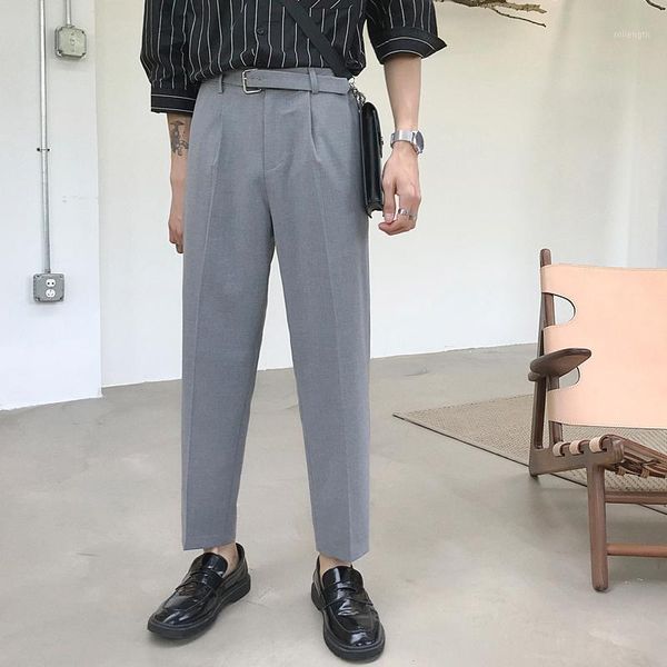 men fashion casual straight pants male vintage suit pant streetwear hip hop trousers1, Black
men fashion casual straight pants male vintage suit pant streetwear hip hop trousers1, Black