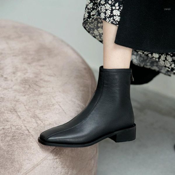 boots retro genuine leather ladies concise classic design thick heels shoes party office lady woman1, Black
boots retro genuine leather ladies concise classic design thick heels shoes party office lady woman1, Black