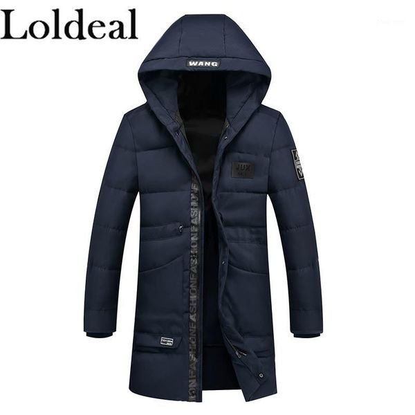 loldeal mens parka jacket with hood thick slim windproof winter overcoat men long parkas coat1, Black
loldeal mens parka jacket with hood thick slim windproof winter overcoat men long parkas coat1, Black