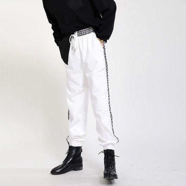 msxu 2021 new women's casual pants all-match retro trend elastic high waist lace-up side striped women casual trousers, Black;white
msxu 2021 new women's casual pants all-match retro trend elastic high waist lace-up side striped women casual trousers, Black;white