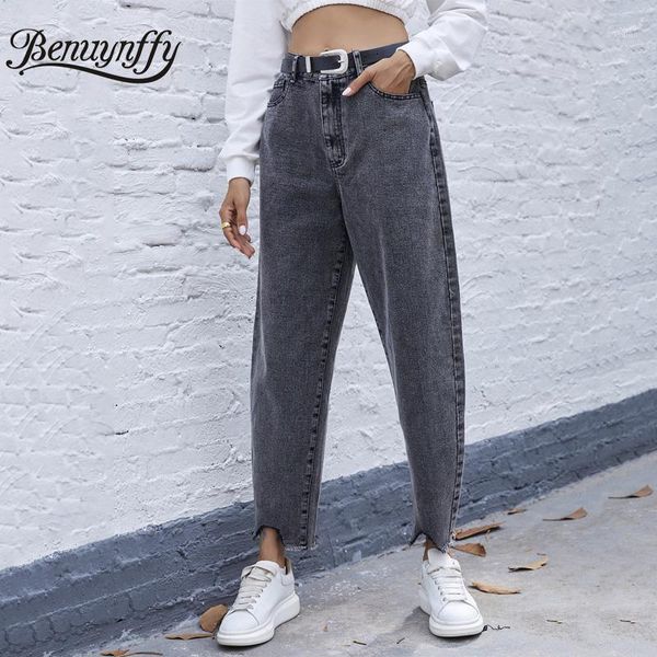 women's jeans benuynffy dark grey hem belted baggy woman zipper casual mom autumn winter women high waist denim pants1, Blue
women's jeans benuynffy dark grey hem belted baggy woman zipper casual mom autumn winter women high waist denim pants1, Blue