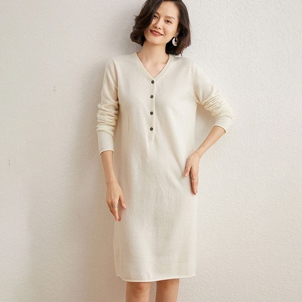women's blouse dressed 2020 winter 100% pure cashmere sweater with cleavage on v pullovers long dresses and soft ladies'clothes, White;black
women's blouse dressed 2020 winter 100% pure cashmere sweater with cleavage on v pullovers long dresses and soft ladies'clothes, White;black