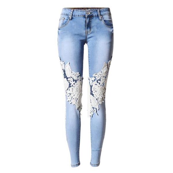 women's jeans fashion embroidery skinny woman ripped lace for women femme hole denim jean pants scratched pantalones, Blue
women's jeans fashion embroidery skinny woman ripped lace for women femme hole denim jean pants scratched pantalones, Blue