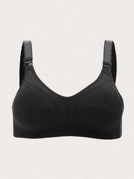plus solid bra m2s7#, Black;white 
plus solid bra m2s7#, Black;white