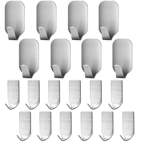 promotion 20 pieces stainless stee self adhesive l wall hooks,utility hanging hooks for robe, coat, bags, home, kitchen, bathr1
promotion 20 pieces stainless stee self adhesive l wall hooks,utility hanging hooks for robe, coat, bags, home, kitchen, bathr1