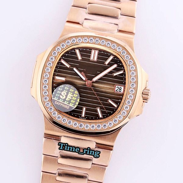 sf version 5711 brown dial rose gold diamond bezel 9015 modified cal.324 automatic movement mens watch 316l steel band designer watches, Slivery;brown
sf version 5711 brown dial rose gold diamond bezel 9015 modified cal.324 automatic movement mens watch 316l steel band designer watches, Slivery;brown