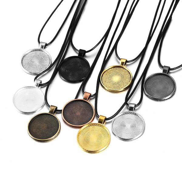 5pcs/lot 25mm cabochon base tray bezels blank and wax string for necklace setting cabochon base diy jewelry making supplies wmtseh
5pcs/lot 25mm cabochon base tray bezels blank and wax string for necklace setting cabochon base diy jewelry making supplies wmtseh