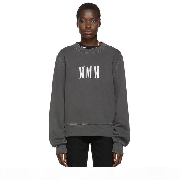 2020ss am1r1 washed vintage long sleeve sweatshirt distressed logo printed pullover highstreet fashion men women casual crewneck hflswy344, Black
2020ss am1r1 washed vintage long sleeve sweatshirt distressed logo printed pullover highstreet fashion men women casual crewneck hflswy344, Black