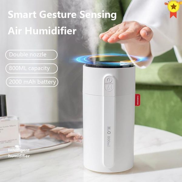 double nozzle usb air humidifier 900ml water capacity cool mist maker fogger gesture sensing control ultrasonic humidificador
double nozzle usb air humidifier 900ml water capacity cool mist maker fogger gesture sensing control ultrasonic humidificador