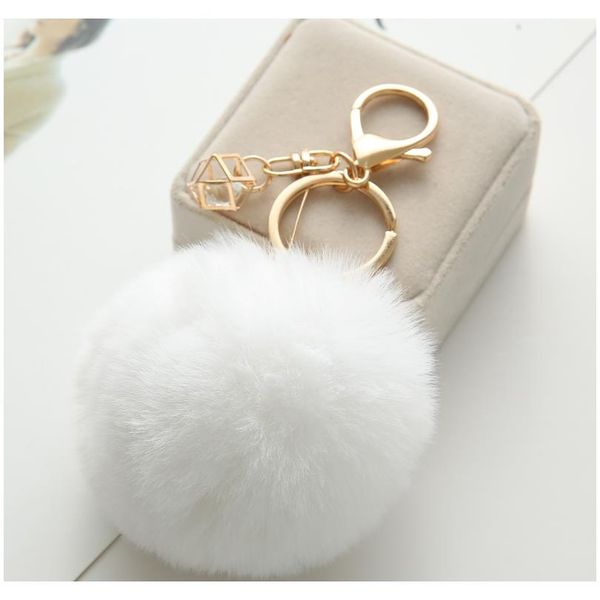 23 colors trinket fluffy artificial rabbit fur ball key chain pompons keychain women car bag key ring jewelry eh343 f jllpbf, Silver
23 colors trinket fluffy artificial rabbit fur ball key chain pompons keychain women car bag key ring jewelry eh343 f jllpbf, Silver