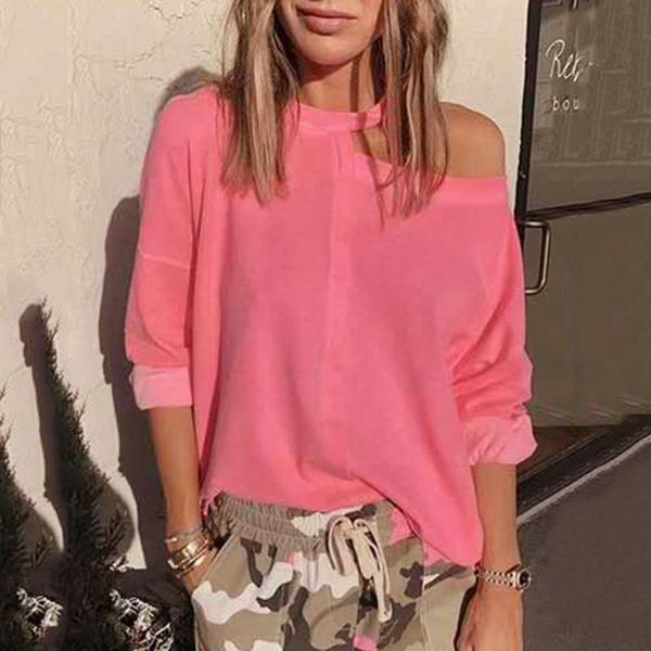 мода solid blouse рубашка сексуальная холодная плеча o-шеи топы тройник случайные осенние топы женские женские женщины с длинным рукавом blu, White
мода solid blouse рубашка сексуальная холодная плеча o-шеи топы тройник случайные осенние топы женские женские женщины с длинным рукавом blu, White