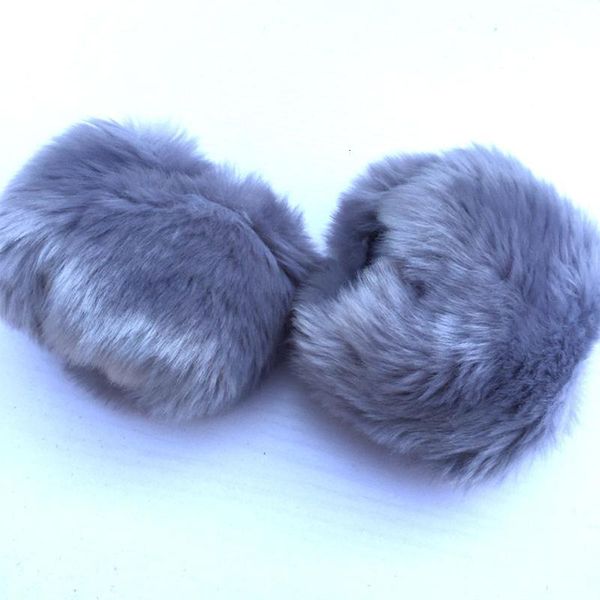 women winter cute wrist gloves warm faux fur fabala wristband cuff, Blue;gray
women winter cute wrist gloves warm faux fur fabala wristband cuff, Blue;gray