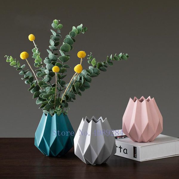 nordic creative ceramics geometric vase modern home living room decoration accessories flower arrangement vase hydroponics
nordic creative ceramics geometric vase modern home living room decoration accessories flower arrangement vase hydroponics