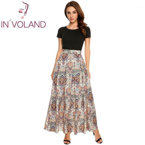women fashion skirt high waist floral print maxi pleated long skirts beach party bohemia style summer elegant skirt1, Black
women fashion skirt high waist floral print maxi pleated long skirts beach party bohemia style summer elegant skirt1, Black