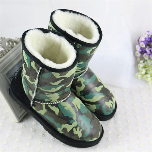 camouflage natural winter sheep skin shoes genuine snow warm woolen women's boots, Black
camouflage natural winter sheep skin shoes genuine snow warm woolen women's boots, Black
