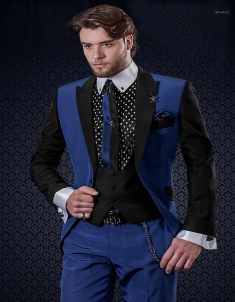 men's suits & blazers latest coat pant designs black and blue groom tuxedos 3 piece mens wedding prom dinner bridegroom man suit terno, White;black
men's suits & blazers latest coat pant designs black and blue groom tuxedos 3 piece mens wedding prom dinner bridegroom man suit terno, White;black