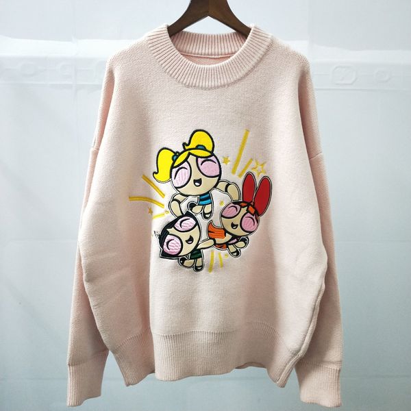 1119 2020 autumn brand same style long sleeve animal print crew neck kint sweater women clothes qixuann, White;black 
1119 2020 autumn brand same style long sleeve animal print crew neck kint sweater women clothes qixuann, White;black