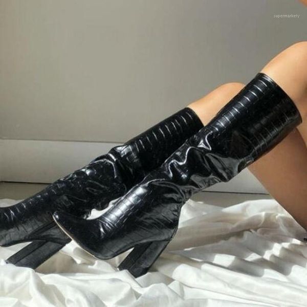 plus size 43 chunky heels snakeskin printed tight high boots pointed toe square heels winter long boot black red orange1
plus size 43 chunky heels snakeskin printed tight high boots pointed toe square heels winter long boot black red orange1