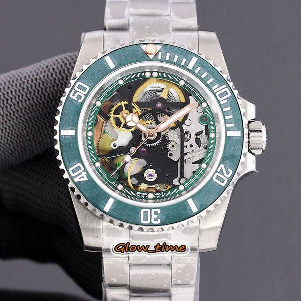 refit version green carbon fiber bezel tourbillon skeleton dial japan miyota automatic 116610 mens watch 316l steel bracelet sport watches, Slivery;brown
refit version green carbon fiber bezel tourbillon skeleton dial japan miyota automatic 116610 mens watch 316l steel bracelet sport watches, Slivery;brown