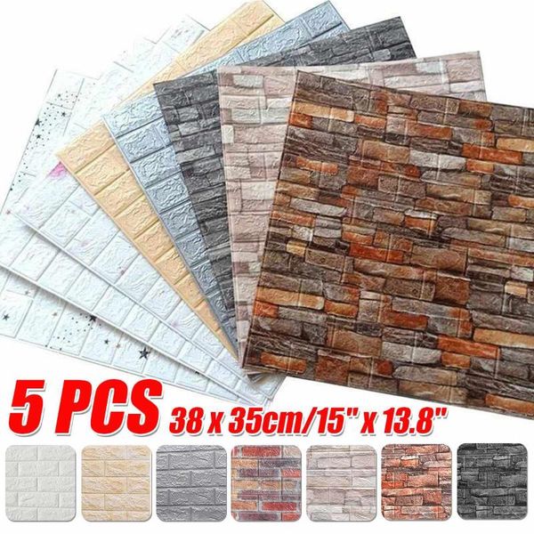 5/10pcs 3d foam wall stickers paper brick stone wallpaper waterproof self-adhesive living room bedroom kitchen diy decoration
5/10pcs 3d foam wall stickers paper brick stone wallpaper waterproof self-adhesive living room bedroom kitchen diy decoration
