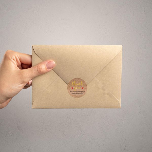 500pcs 1inch kraft paper thank you for supporting my small business adhesive stickers seal labels gift bag baking envelope decoration
500pcs 1inch kraft paper thank you for supporting my small business adhesive stickers seal labels gift bag baking envelope decoration