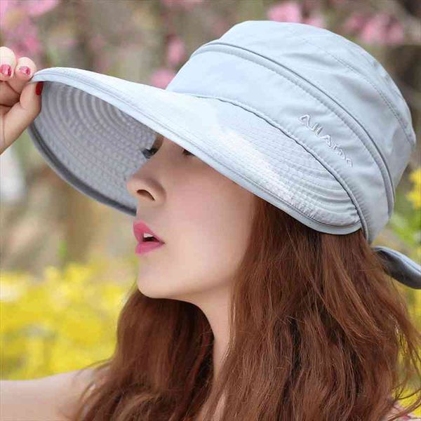 women girls summer sun hat fashion uv protection anti-uv visors caps sunscreen folding dome outdoor beach travel hiking hats, Blue;gray
women girls summer sun hat fashion uv protection anti-uv visors caps sunscreen folding dome outdoor beach travel hiking hats, Blue;gray