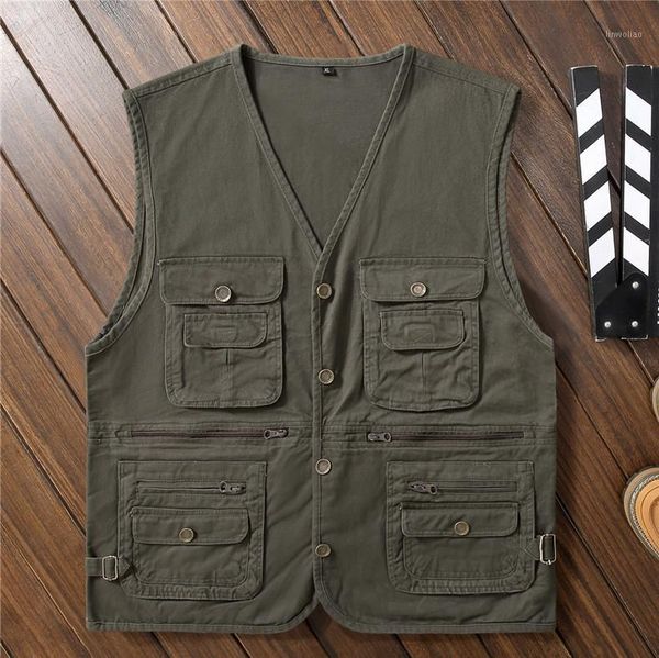 summer casual hunting fishing vest men green sleeveless jacket plus size loose work clothes v neck cotton outdoor work vest boy1, Black;white
summer casual hunting fishing vest men green sleeveless jacket plus size loose work clothes v neck cotton outdoor work vest boy1, Black;white