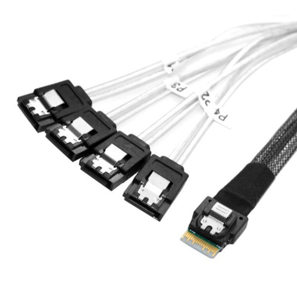 computer cables & connectors jimier 50cm slim line sas 4.0 sff-8654 4i 38pin host to 4 sata 7pin target hard disk fanout raid cable1
computer cables & connectors jimier 50cm slim line sas 4.0 sff-8654 4i 38pin host to 4 sata 7pin target hard disk fanout raid cable1