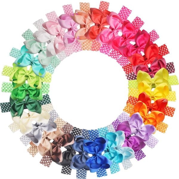 30 colors baby mesh knotted headbands girls big 6 inches hair bows head wraps newborn infants toddlers hairbands lj201226, Slivery;white
30 colors baby mesh knotted headbands girls big 6 inches hair bows head wraps newborn infants toddlers hairbands lj201226, Slivery;white