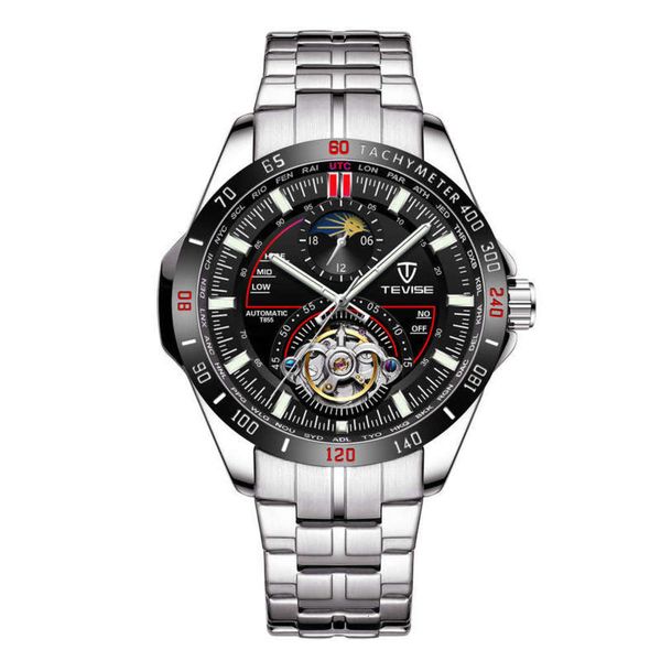 belt tevise t855 steel / tevis men's automatic mechanical watch business creative dial men's mechanical watch, Slivery;brown
belt tevise t855 steel / tevis men's automatic mechanical watch business creative dial men's mechanical watch, Slivery;brown