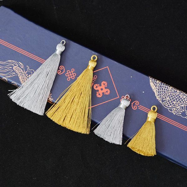 5pcs gold silk silver silk tassels pendant jewelry curtain garments decorative accessories key bag pendant craft tassels diy h jllegn 
5pcs gold silk silver silk tassels pendant jewelry curtain garments decorative accessories key bag pendant craft tassels diy h jllegn